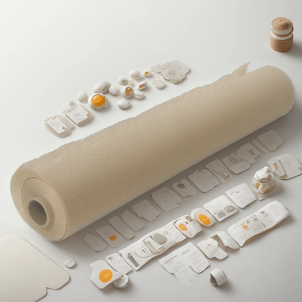 Пергамент силиконизированный для выпекания 38 см х 25 м коричневый Textop ProBake (1/20 шт.) Т132 — инфографика, вид №1