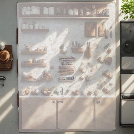 Пергамент силиконизированный 800х600 (500 листов) Белый Gurmanoff 17004 — интерьер, вид №1