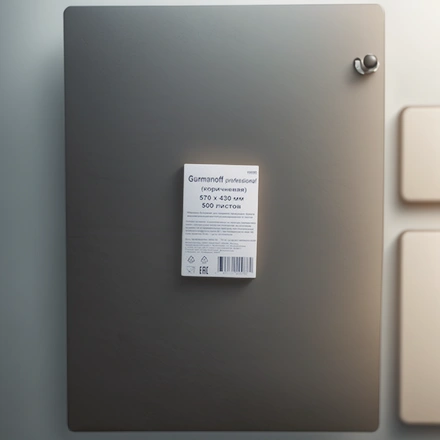 Пергамент силиконизированный 430х570 (500 листов) коричневый Gurmanoff — инфографика, вид №1