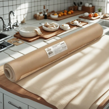 Пергамент силиконизированный для выпекания 38 см х 25 коричневый Горница (1/24 шт.) 209-068 — интерьер, вид №1