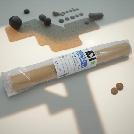 Пергамент силиконизированный для выпекания 38 см х 25 коричневый Gurmanoff (1/24 шт.) — инфографика, вид №1