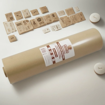 Пергамент силиконизированный для выпекания 29 см х100 коричневый Textop (1/6 шт.) Т032 — инфографика, вид №1