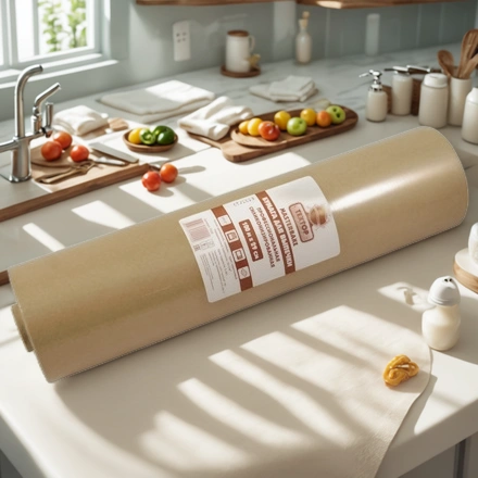 Пергамент силиконизированный для выпекания 29 см х100 коричневый Textop (1/6 шт.) Т032 — интерьер, вид №1