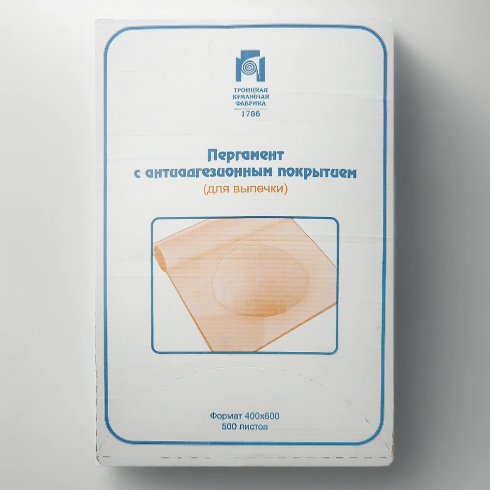 Пергамент силиконизированный 400х600 (500 листов) Белый Горница 209-056 — инфографика, вид №1