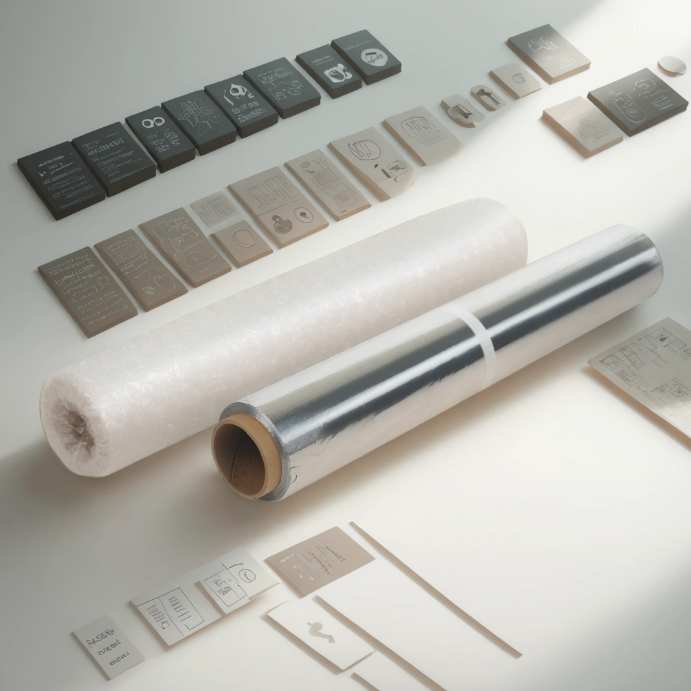 Фольга алюминиевая (9 мкм) стандарт 290 мм х 80 Эконом (1/15 шт.) — инфографика, вид №1