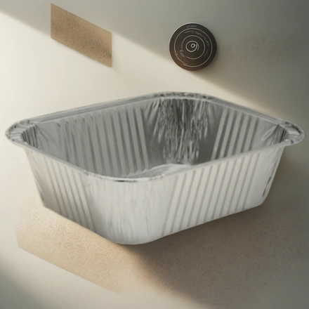 402_755 к 402-727 Форма алюм.прямоуг.G-край (125х98/93х68 мм, h-35 мм, V-250 мл) (50/1200 шт.) — инфографика, вид №1