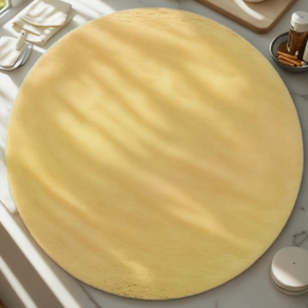 Подносы круг. (0,8 мм) Кондитер d- 80 золото (25/500 шт.) — интерьер, вид №1