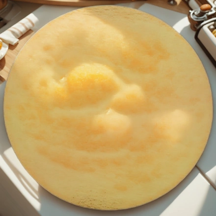 Подносы круг. (0,8 мм) Кондитер d- 80 золото (100/6400 шт.) — интерьер, вид №1