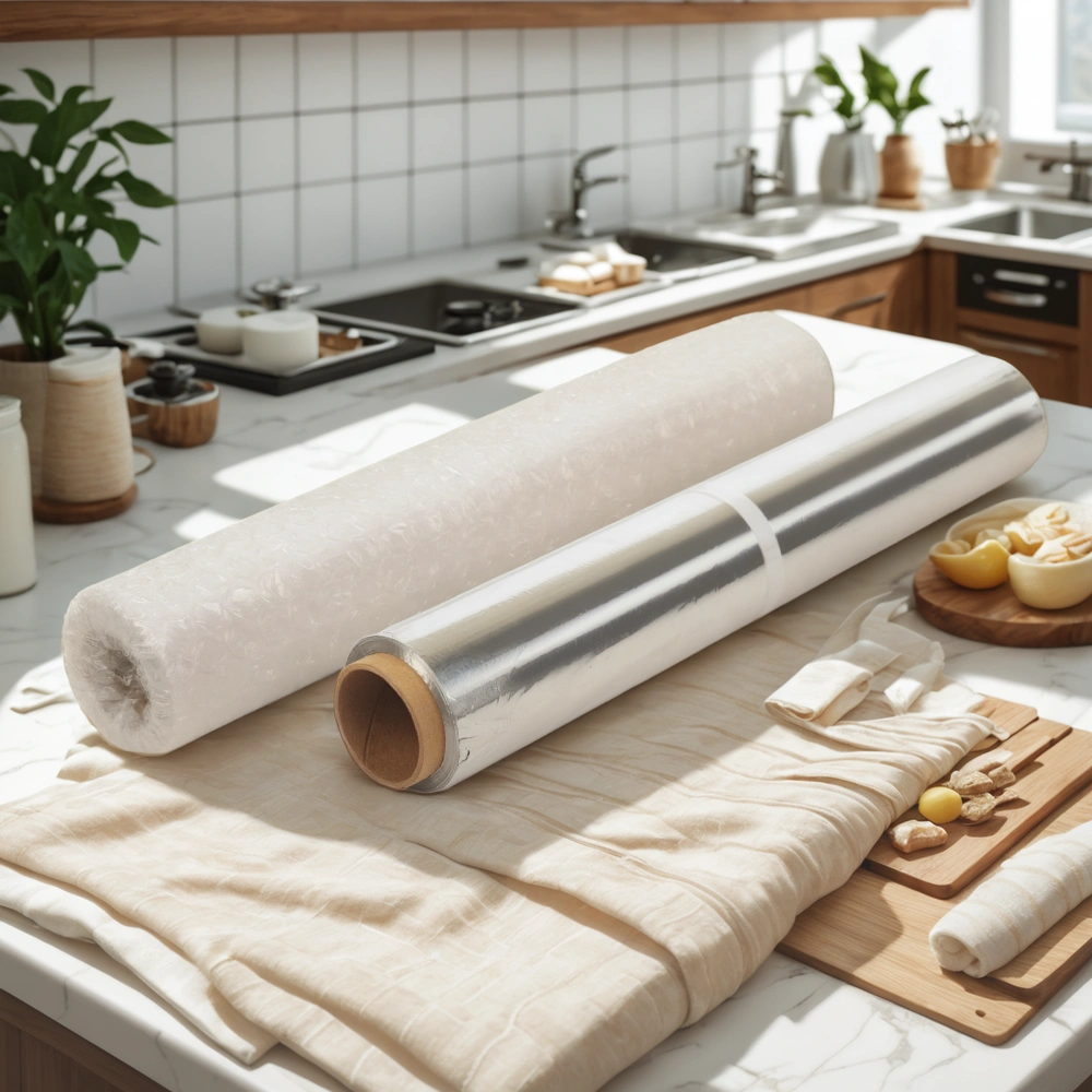 Фольга алюминиевая (11 мкм) универсал 300 мм х 80 Эконом (1/12 шт.) — интерьер, вид №1