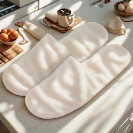 Одноразовые тапочки Антикризисные белые (1/150 пар) — интерьер, вид №1