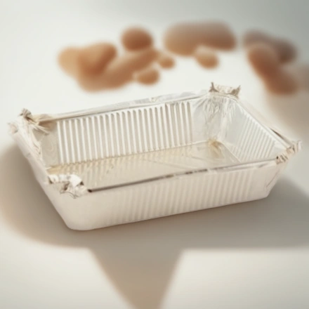 402-775 к 410-008 Форма алюм.прямоуг.L-край (218х156/180х118 мм, h-38 мм, V-880 мл) (50/600 шт.) — инфографика, вид №1