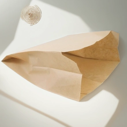 Пакет бумажный 250х200+90 КРАФТ ViRiDo (100/1000 шт.) — инфографика, вид №1