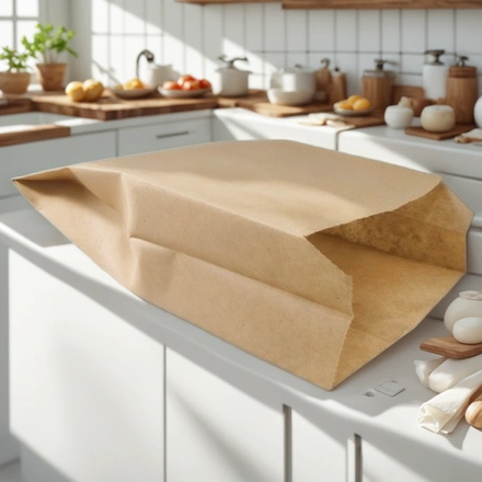 Пакет бумажный 250х170+70 КРАФТ ViRiDo (100/1400 шт.) — интерьер, вид №1