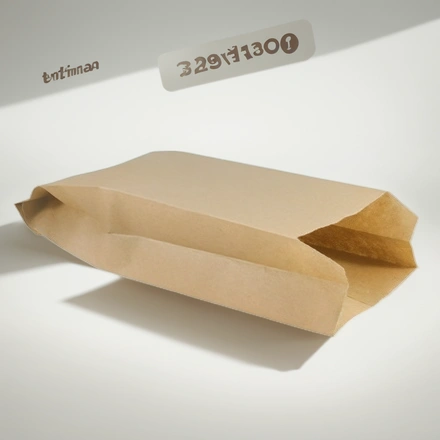 Пакет бумажный 210х100+50 КРАФТ ViRiDo (100/3000 шт.) — инфографика, вид №1