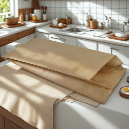 Пакет бумажный 300х 80+50 КРАФТ ViRiDo (100/2100 шт.) АКЦИЯ — интерьер, вид №1