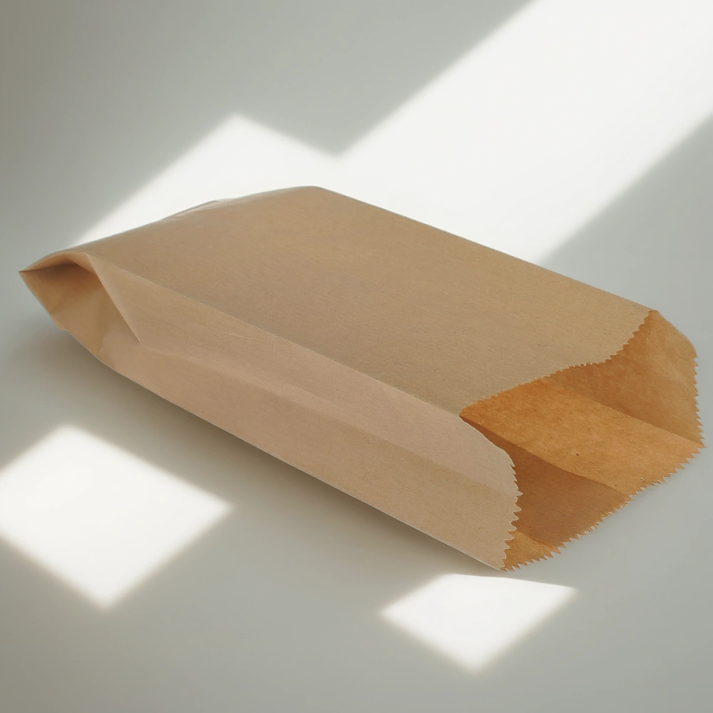 Пакет бумажный 210х110+45 КРАФТ (100/ 3000 шт.) — инфографика, вид №1