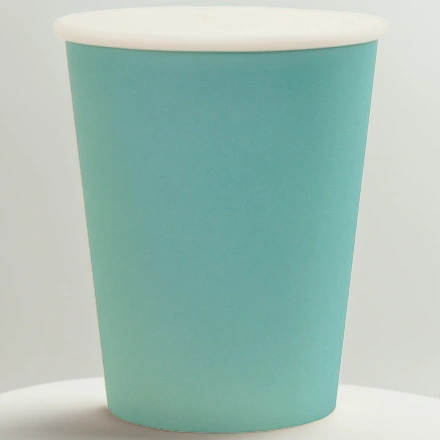 Стакан ГН 250 мл (d-80 мм) бумажный Бирюзовый (50/1000 шт.) ЛигаПак — инфографика, вид №1