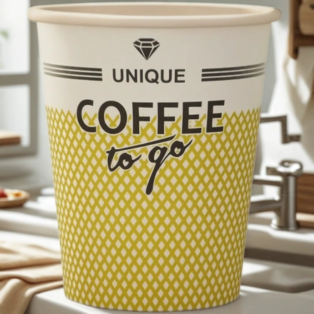 Стакан ГН 250 мл (d-80 мм) бумажный Coffee To Go (50/1000 шт.) ЛигаПак — интерьер, вид №1