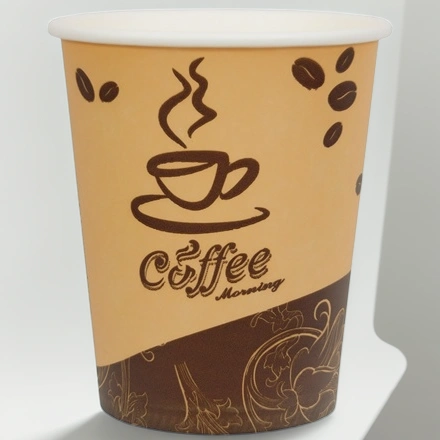 Стакан ГН 250 мл (d-80 мм) бумажный Coffee Morning (50/1000 шт.) Пэйпер Кап — инфографика, вид №1