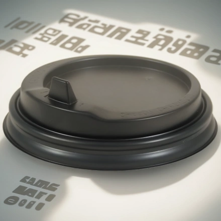 Крышка для стакана (d-80 мм) закрытый питейник ЧЕРНАЯ ИМПЭКС (100/1000 шт.) — инфографика, вид №1