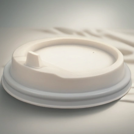 Крышка для стакана (d-90 мм) закрытый питейник БЕЛАЯ ИМПЭКС (100/1000 шт.) — инфографика, вид №1