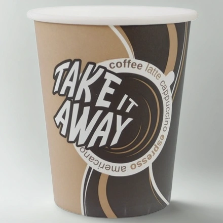 Стакан ГН 250 мл (d-80 мм) бумажный Take away (50/1000 шт.) ЛигаПак — инфографика, вид №1