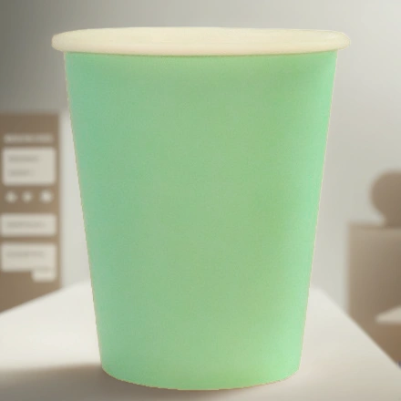 Стакан ГН 250 мл (d-80 мм) бумажный Мятный (50/1000 шт.) ViRiDo — инфографика, вид №1