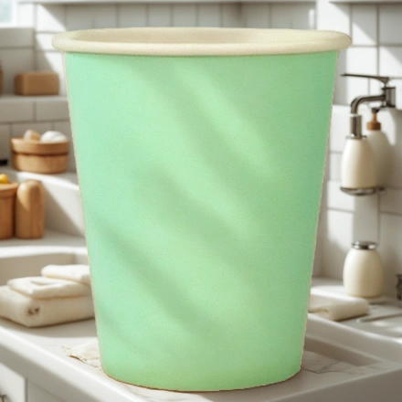 Стакан ГН 250 мл (d-80 мм) бумажный Мятный (50/1000 шт.) ViRiDo — интерьер, вид №1