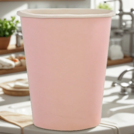 Стакан ГН 250 мл (d-80 мм) бумажный Пудра (розовый) (50/1000 шт.) ViRiDo — интерьер, вид №1