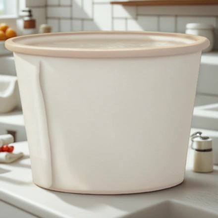 Креманка бумажная (93мм) 250 мл ДНО белое (50/800 шт.) ЛигаПак — интерьер, вид №1