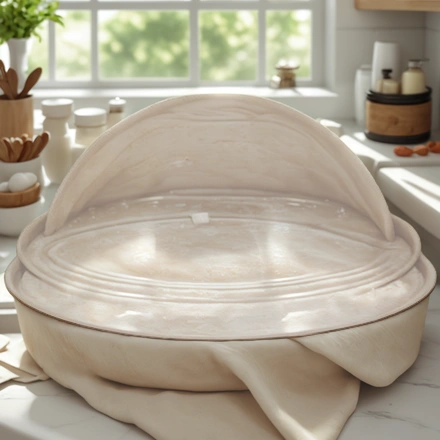 Креманка бумажная (87мм) 165 мл КРЫШКА купольная прозрачная (50/1000 шт.) Complement АКЦИЯ — интерьер, вид №1