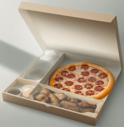 Разделитель в коробку для пиццы (снэки) 300х40 (250 шт.) — инфографика, вид №1