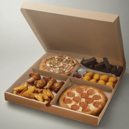 Разделитель в коробку для пиццы (универсальный) 400х40 (250 шт.) — инфографика, вид №1