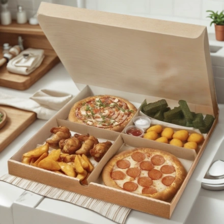 Разделитель в коробку для пиццы (универсальный) 400х40 (250 шт.) — интерьер, вид №1