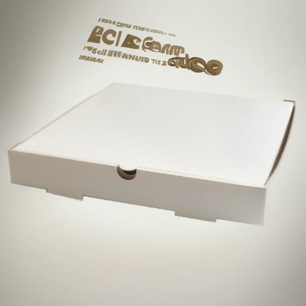 Коробка для пиццы 450х450х40 белая (50 шт.) Т23 — инфографика, вид №1