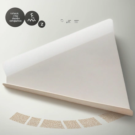 Треугольник для пиццы 1/8 белый ЛигаПак (1000 шт.) — инфографика, вид №1