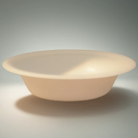 Тарелка суповая биоразлагаемая 600 мл белая (50/300 шт.) — инфографика, вид №1