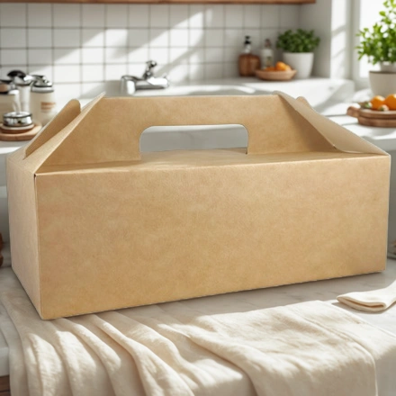 Упаковка универсальная с ручками Box With Handle 288х142х98 (25/200 шт.) OSQ — интерьер, вид №1