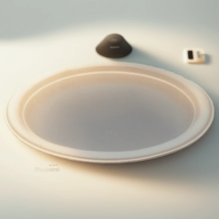 Тарелка биоразлагаемая d-180 белая (50/1200 шт.) Т180 — инфографика, вид №1