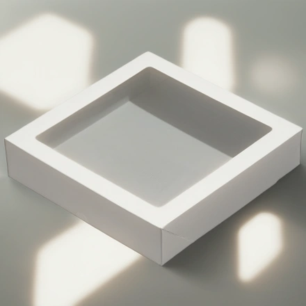 Упаковка на вынос с окном 1500 TABOX PRO БЕЛЫЙ 200х200х40 (25/225 шт.) OSQ — инфографика, вид №1