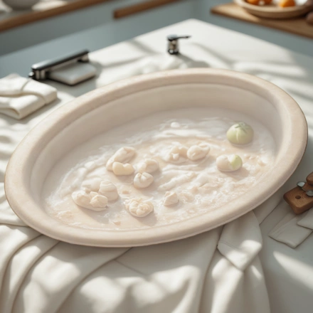 Тарелка биоразлагаемая (овал) 260х200 белая (50/250 шт.) SPR-10OV — интерьер, вид №1