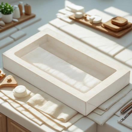 Упаковка на вынос с окном 1000 TABOX PRO БЕЛЫЙ 200х120х40 (25/225 шт.) OSQ — интерьер, вид №1