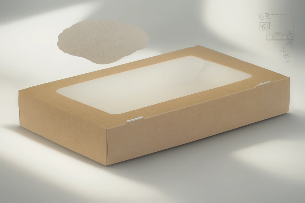 Упаковка на вынос с окном 1000 TABOX PRO 200х120х40 (25/225 шт.) OSQ — инфографика, вид №1