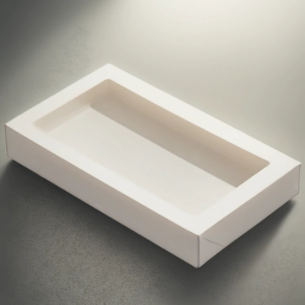 Упаковка на вынос с окном 1450 TABOX PRO БЕЛЫЙ 260х150х40 (25/200 шт.) OSQ — инфографика, вид №1