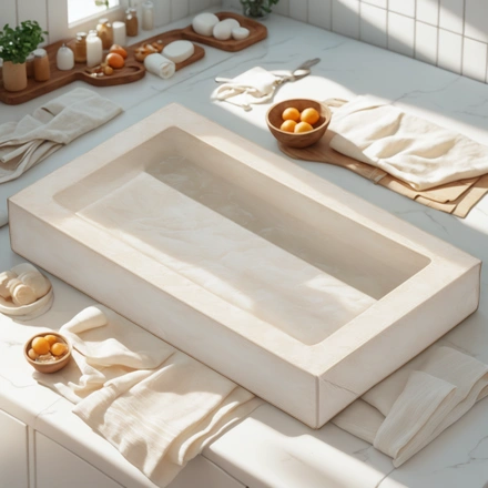 Упаковка на вынос с окном 1450 TABOX PRO БЕЛЫЙ 260х150х40 (25/200 шт.) OSQ — интерьер, вид №1