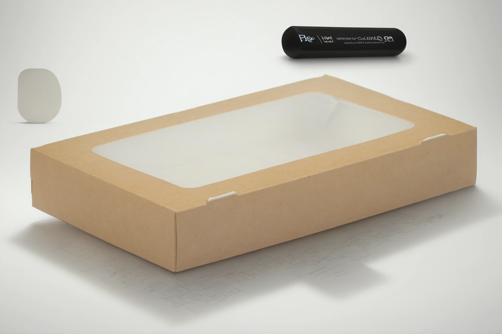 Упаковка на вынос с окном 1450 TABOX PRO 260х150х40 (25/200 шт.) OSQ — инфографика, вид №1