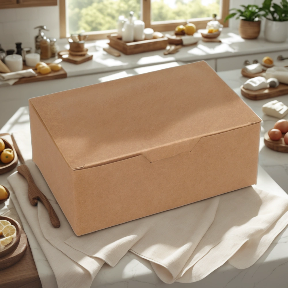 Упаковка на вынос без окна Fast Food Box L 150х91х70 (25/500 шт.) OSQ — интерьер, вид №1