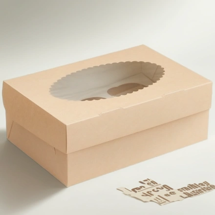 Упаковка для маффинов MUF  6 КОМПЛЕКТ 250х170х100 (25/150 шт.) OSQ — инфографика, вид №1