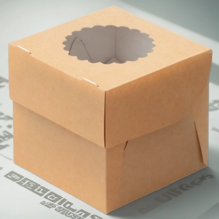 Упаковка для маффинов MUF 1 КОМПЛЕКТ 100х100х100 (25/300 шт.) OSQ — инфографика, вид №1