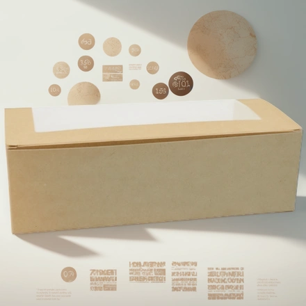 Упаковка для десерта SWEET SHOW BOX 200х80х60 (25/175 шт.) OSQ — инфографика, вид №1